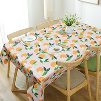Nappe à imprimé fruits, anti-taches et sans lavage, idéale pour les réunions de famille et les pique-niques