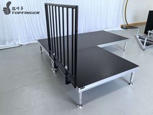 Plataforma de escenario Wenger de aluminio de Venta caliente para eventos/boda/ILUMINACIóN/DJ/baile 4 pies * 4 pies/4 pies * 8 pies carga pesada Modular - Product Image 2