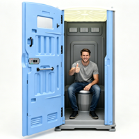 Cabine de toilettes chimiques portables écologiques pour les chantiers, les camps miniers, les parcs et les installations temporaires