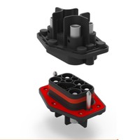 Connecteur d'échange de batterie haute tension 1500 Vcc, courant élevé, pack de batteries empilable pour module d'échange