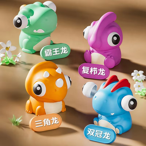 Nouveaux jouets amusants en plastique à presser, mignons dinosaures, balles anti-stress avec yeux qui sortent, mini jouets anti-stress pour enfants, unisexe - Product Image 4