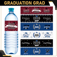 Etiqueta Personalizada de PVC, BOPP, PP para Botellas de Agua Mineral, Impresión de Serigrafía a Doble Cara, Hoja de Etiquetas Adhesivas para Agua Mineral y Refrescos