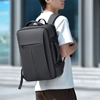 Sac à dos professionnel unisexe grande capacité, étanche, en polyester Oxford, antivol, pour voyage en extérieur, avec port USB, extensible – Meilleures ventes