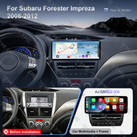 Applicable aux SUBARU FORESTER IMPREZA 2008-2012, système de navigation automobile tout-en-un avec écran central de 12,3 pouces