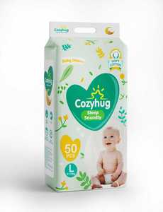 Personnalisation de marque gratuite, fabricant de couches pour bébés à Quanzhou, Chine |   Pack de 50 pièces en gros |   Matériau dégradable |   Impression de logo - Product Image 2
