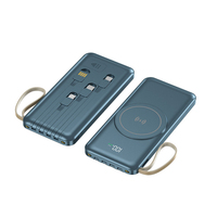 Batterie externe magnétique mini portable 10000mAh, alimentation rapide Type-C