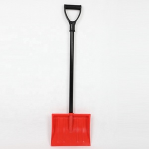 15 Inch Zwarte Sneeuwschep Tuinblad Helder Sneeuw Zand Modder Verwijdering Schepgereedschap Voor Winter Oprit Auto