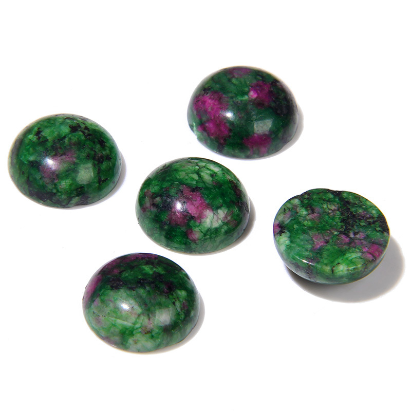 10pcs Jasper (imitation  Ruby in zoisite)