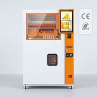 Máquina Expendedora Automática de Zumo de Naranja con Pantalla Táctil de 22 Pulgadas, Función de Autolimpieza, Gestión Basada en la Nube y Múltiples Opciones de Pago