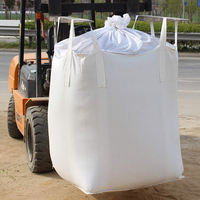 Sac en vrac FIBC QZD robuste, capacité de charge de 1,5 tonne, 3300 lb, dessus à cordon, fond plat, polypropylène tissé, facteur de sécurité 5:1