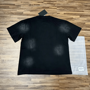 Camisetas de Manga Corta para Hombre, 400 GSM, Algodón Fresco Personalizado, Lavado Vintage, Color Negro, Tallas Regulares de EE. UU. S-XL, Estampado Gráfico en el Pecho y la Espalda - Product Image 4