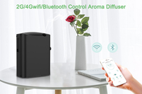 Diffuseur nébuliseur électronique intelligent pour hall d'hôtel 500ml appareil en plastique impression Logo diffuseur d'huile de parfum Source d'alimentation électrique