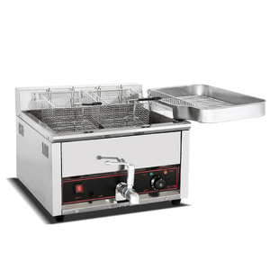 Counter Top Commercial Fast Food electric Temperature-controlled <b>Deep</b> Fat Chicken <b>Fryer</b> 17 Liters - Product Image 3