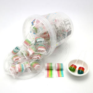 Aigus couleurs saveur de fruits pectine Arc-En-Ciel Gommeux Rouleau bonbons - Product Image 2