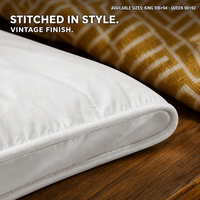 Couette matelassée Xueruisha d'été 90 % duvet de canard blanc jacquard, avec compartiments, en coton, anti-déchirure, écologique, respirante et épaisse