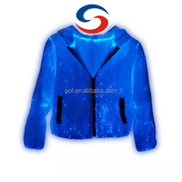 Veste de danse LED en gros - Tenue de performance à manches longues entièrement lumineuse pour DJ et boîtes de nuit