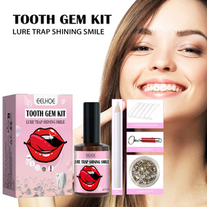 Kit professionnel de pierres précieuses <span class=keywords><strong>pour</strong></span> le maquillage <span class=keywords><strong>dentaire</strong></span> DIY, avec lampe de polymérisation et <span class=keywords><strong>colle</strong></span>, qualité alimentaire, adapté à un usage domestique - Product Image 5