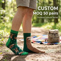 Chaussettes habillées confortables, amusantes, antibactériennes, Cmax Socks, en coton, mi-mollet, personnalisées pour femmes
