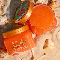 Exfoliante de cúrcuma blanqueador Bikini Área de arrecife partes privadas exfoliante corporal Ácido Kójico brillo Bikini exfoliante interior del muslo