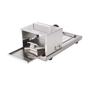 Máquina Cortadora de Pan Manual de Acero Inoxidable, Cortadora de Bagels con 4 Ajustes de Grosor, Máquina para Cortar Hamburguesas de 1.7~3.2cm - Product Image 1