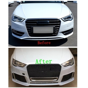 Per Audi <span class=keywords><strong>A3</strong></span> S3 RS3 Ricambi Auto <span class=keywords><strong>Paraurti</strong></span> con Griglia Labbro Anteriore Kit Carrozzeria Anteriore 2013-2015 - Product Image 6