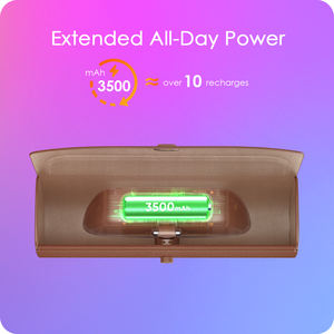 Étui de recharge rechargeable 3500 mAh compatible avec les lunettes intelligentes <span class=keywords><strong>RayBan</strong></span> Meta AI, pochette de batterie et étui de rangement, prêt pour les voyages - Product Image 3