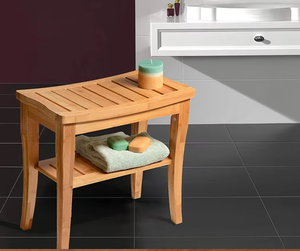 Haute qualité 2 niveaux siège chambre Spa tabouret salle de bain bambou <span class=keywords><strong>bois</strong></span> <span class=keywords><strong>banc</strong></span> de <span class=keywords><strong>douche</strong></span> - Product Image 3