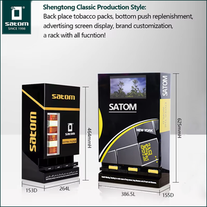 Trung Đông plexiglass Acrylic thuốc lá hiển thị trường hợp đứng truy cập Tường Gắn kết thuốc lá hiển thị tủ tùy chỉnh - Product Image 5