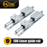 Rails de guidage linéaires HLTNC, diamètre SBR minimum 10 mm, acier à roulements, composant principal PLC, bloc d'élévateur pour machines à mouvement linéaire