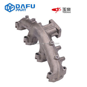 Высококачественные оригинальные запчасти для систем двигателя грузовика Yuchai, гофрированная выхлопная труба для SHACMAN F3000 X3000 H3000 X5000 X6000 - Product Image 1