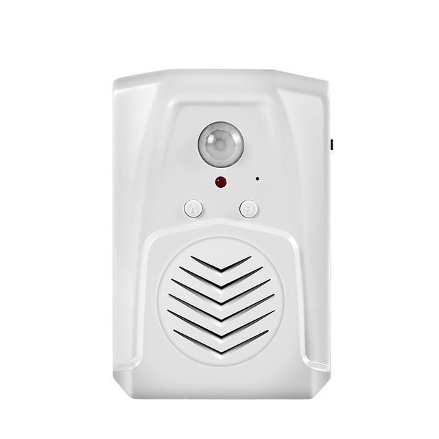 OEM Customized Music Box White Wireless Pir Motion Sensor Sound Box voice message speaker for ship doorbell