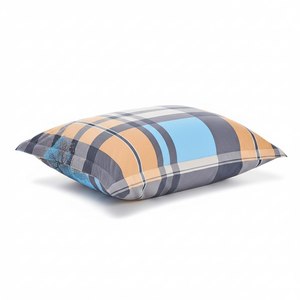 Parure de lit douillette à carreaux en coton 100% pour lit double/queen, housse de couette lavable avec taies d'oreiller assorties - Product Image 4