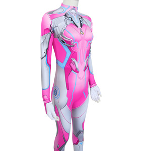 Traje de Cosplay de Anime Rocket Girl, Color Rosa, Gris y Azul, Traje de Cuerpo Entero, Disfraz para Juegos de Rol, Talla M, L, XL para Mujer - Product Image 1