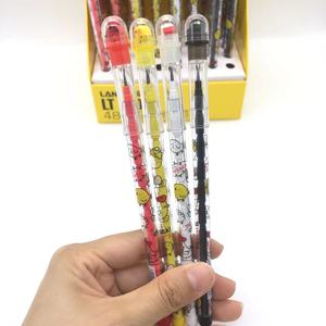 Yellow Little Chicken Pet Animal Eraser Bullet Pencil con huevo roto Lápiz estándar Pencil Laying Pen No se requiere afilado - Product Image 5