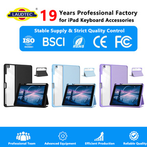 เคส <span class=keywords><strong>iPad</strong></span> <span class=keywords><strong>แบ</strong></span>บพับสามตอน ODM/OEM ป้องกันการกระแทก พร้อมช่องใส่ดินสอ, ฟังก์ชั่น Auto Sleep/Wake และขาตั้งปรับได้สองระดับ ใช้ได้กับ <span class=keywords><strong>iPad</strong></span> Air/<span class=keywords><strong>Pro</strong></span> 11 นิ้ว - Product Image 1