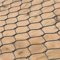 Filet de protection en maille flexible en acier inoxydable tissé à la main pour volières de zoo, grandes cages à oiseaux et enclos animaliers