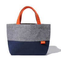 Prix usine feutre sacs fourre-tout pour femmes feutre sac à main Shopping sac à bandoulière peut être personnalisé boîte pliable Opp sac Rectangle