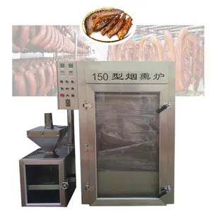 Meat baking smoked catfish eel fish smoker oven machine
