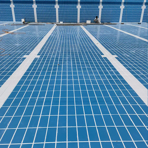Carrelage de piscine professionnel en céramique émaillée bleu ciel et cobalt 240x115mm pour la sécurité des bords de piscine - Product Image 4