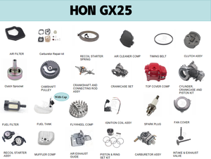 Блок двигателя Power-Match 135F (25 куб. см, 0,72 кВт, 1,0 л.с.) - совместим с/замена для Hon GX25 - Product Image 2