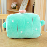Oreiller émotionnel en peluche douce rembourré de coton PP, chauffe-mains, coussin de canapé créatif amusant, jouet en peluche pour la maison