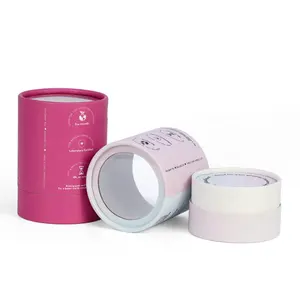 Preservativo professionale personalizzato con etichetta privata periodo in silicone coppetta mestruale confezione regalo cilindro tubo di carta scatole rosa rotonde