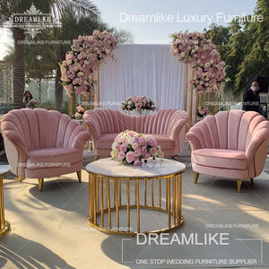 أثاث أريكة منزلية فاخرة حديثة تشبه الأحلام 3 مقاعد أثاث لتأجير الزفاف - Product Image 2