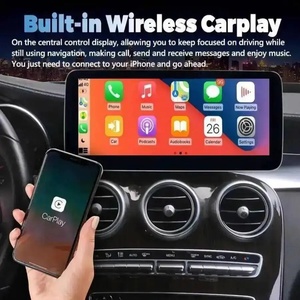 สำหรับรถเบนซ์ C Class GLC W205 X253 ปี 2015-2018 เครื่องเล่นวิดีโอติดรถยนต์ระบบ Android Auto พร้อม Carplay เครื่องเล่นมัลติมีเดีย จอภาพ ระบบนำทาง GPS - Product Image 2