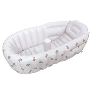 Nuovo design baby water play bear cartoon swim ring infant impara sit big bath pool <span class=keywords><strong>piscina</strong></span> gonfiabile - Product Image 3