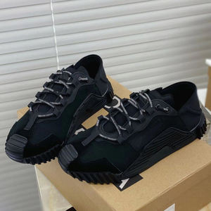 Men's Casual Sports Shoes Low Top Lace-Up Shoes Fashion Black Athletic <b>Sneakers</b> Rubber Sole Durable Outdoor Shoes - Product Image 6