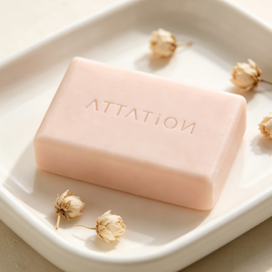 สบู่ก้อนออลอินวัน ATTATION Motherwort ช่วยปรับสมดุลค่า pH และสบู่อ่อนโยนสำหรับผิวหมองคล้ำและบอบบาง ใช้ได้ทุกวันสำหรับผู้หญิง - Product Image 5