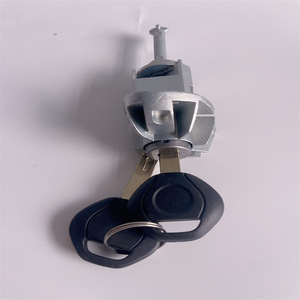 Bmw E46 Door <b>Lock</b> Cylinder 51217019975 Cylindrical <b>Lock</b> With 2 Keys Aluminum Grey - Product Image 4