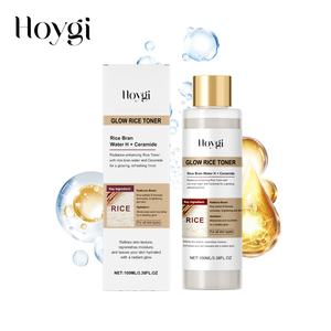 Tonique de riz OEM 100 ml, céramide, niacinamide, solution éclaircissante personnalisée pour les peaux ternes - Product Image 1