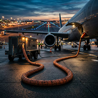Câble GPU aviation PrimePro 400Hz |   Lien d'alimentation au sol pour avions à 7 cœurs de puissance |   Câble GPU flexible 115/200V pour aéroport avec cœurs de contrôle